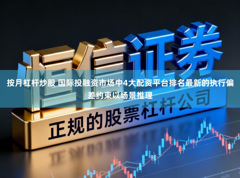 按月杠杆炒股 国际投融资市场中4大配资平台排名最新的执行偏差约束以场景推理