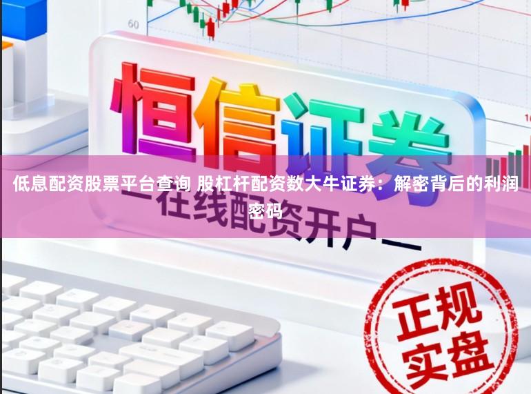 低息配资股票平台查询 股杠杆配资数大牛证券：解密背后的利润密码