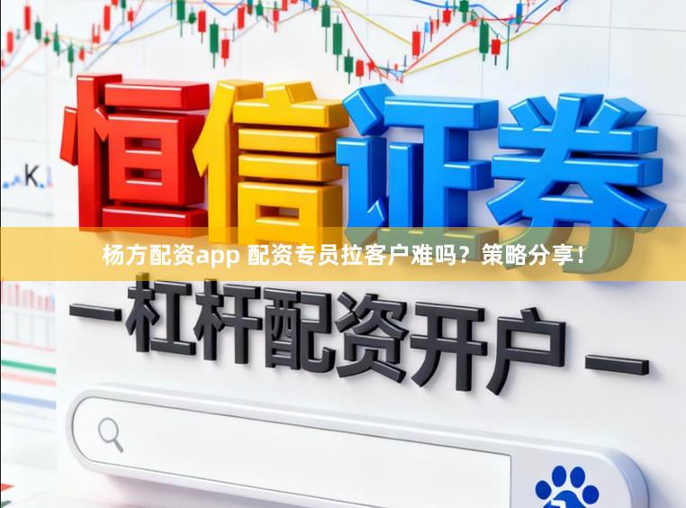 杨方配资app 配资专员拉客户难吗？策略分享！